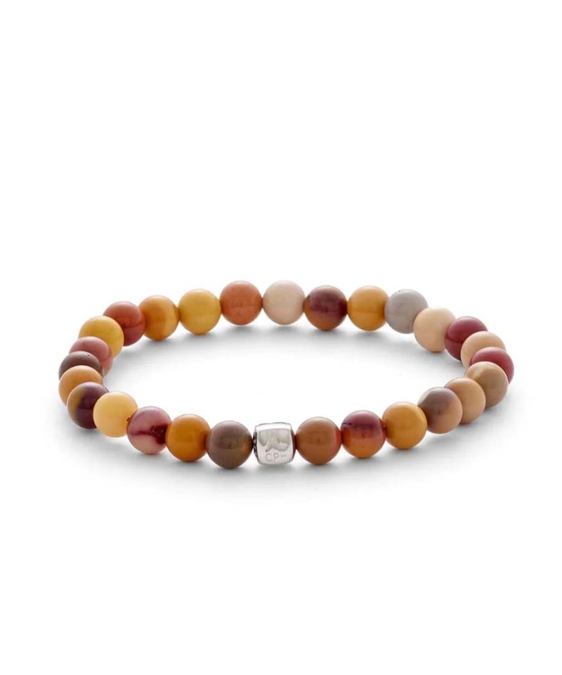 Mookaite 6mm armbånd C01010M-18CM