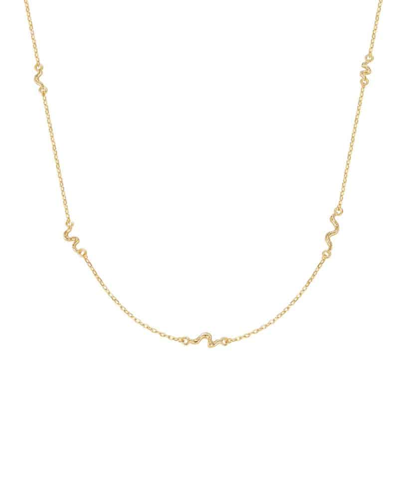 Shesha Necklace - Gold plated