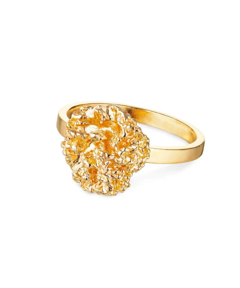 Persille ring forgylt