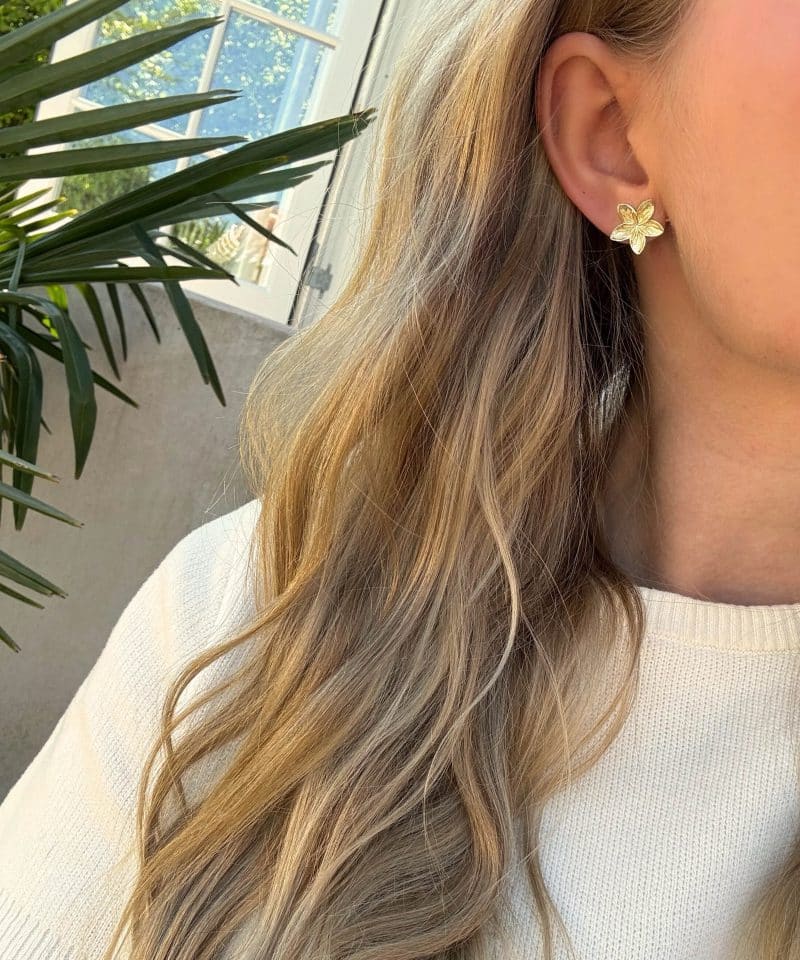 Alternative view of Poppy Earrings Gold plated