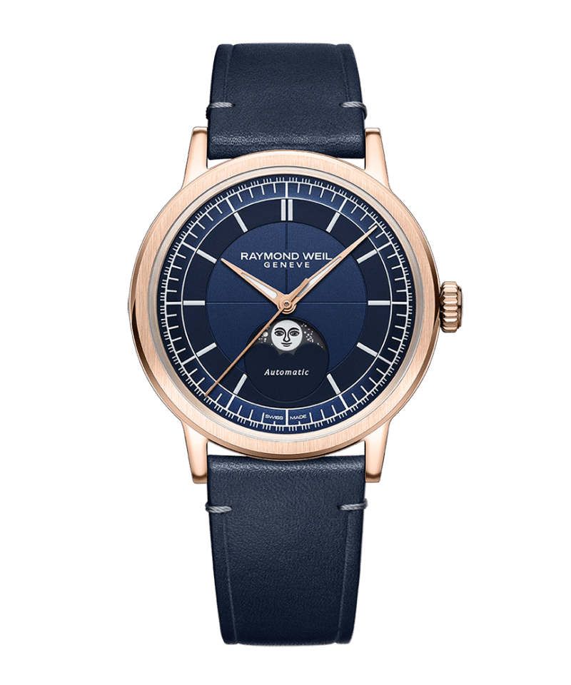 Raymond Weil Millesime Automatic Moon Phase 39.5mm - 2945-PC5-50001
