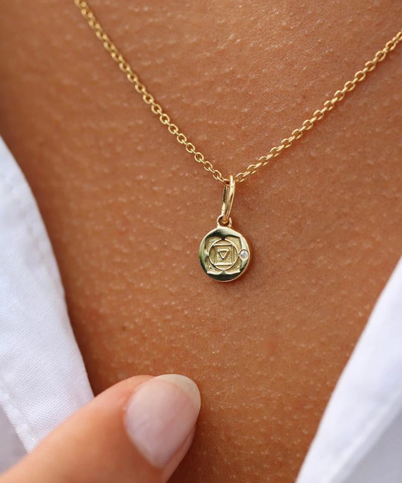 Alternative view of Inner Peace Root Chakra Pendant