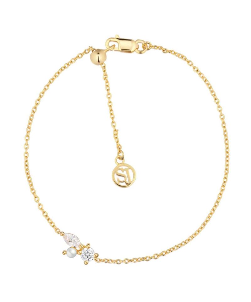 Adria Tre - Armbånd 18kt forgylt