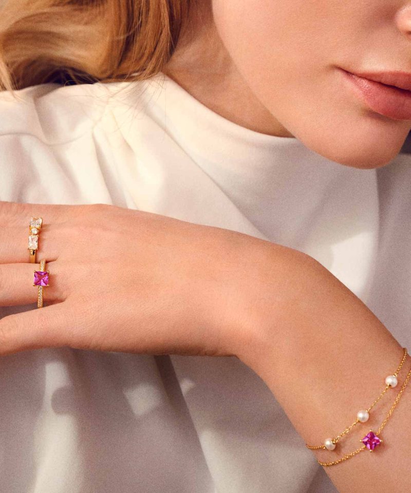 Alternative view of Ellera Quadrato - Armbånd