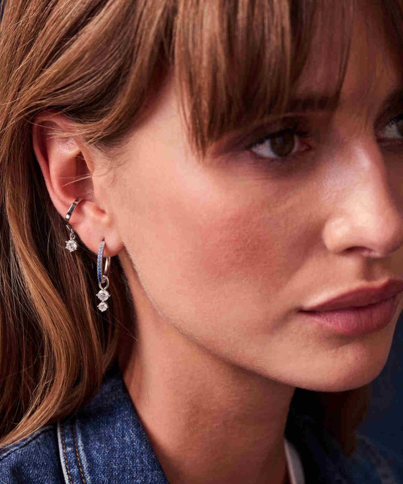 Alternative view of Hoop Charm Circle Due