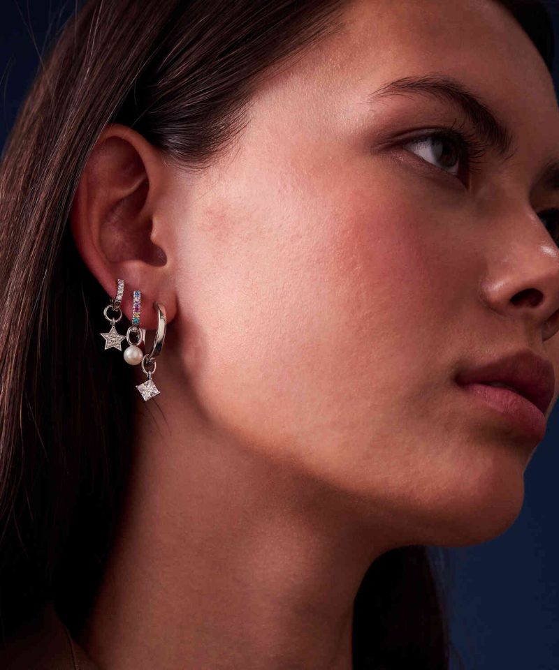 Alternative view of Hoop Charm Stella