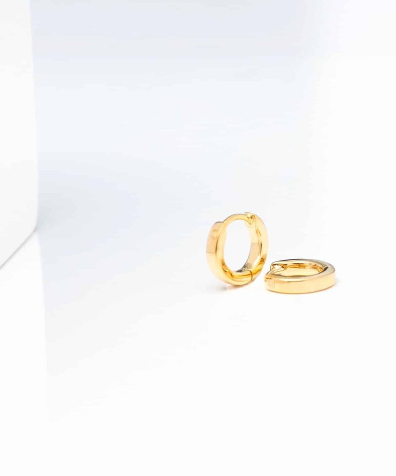 Alternative view of Ellera pianura piccolo - Øreringer 18kgp