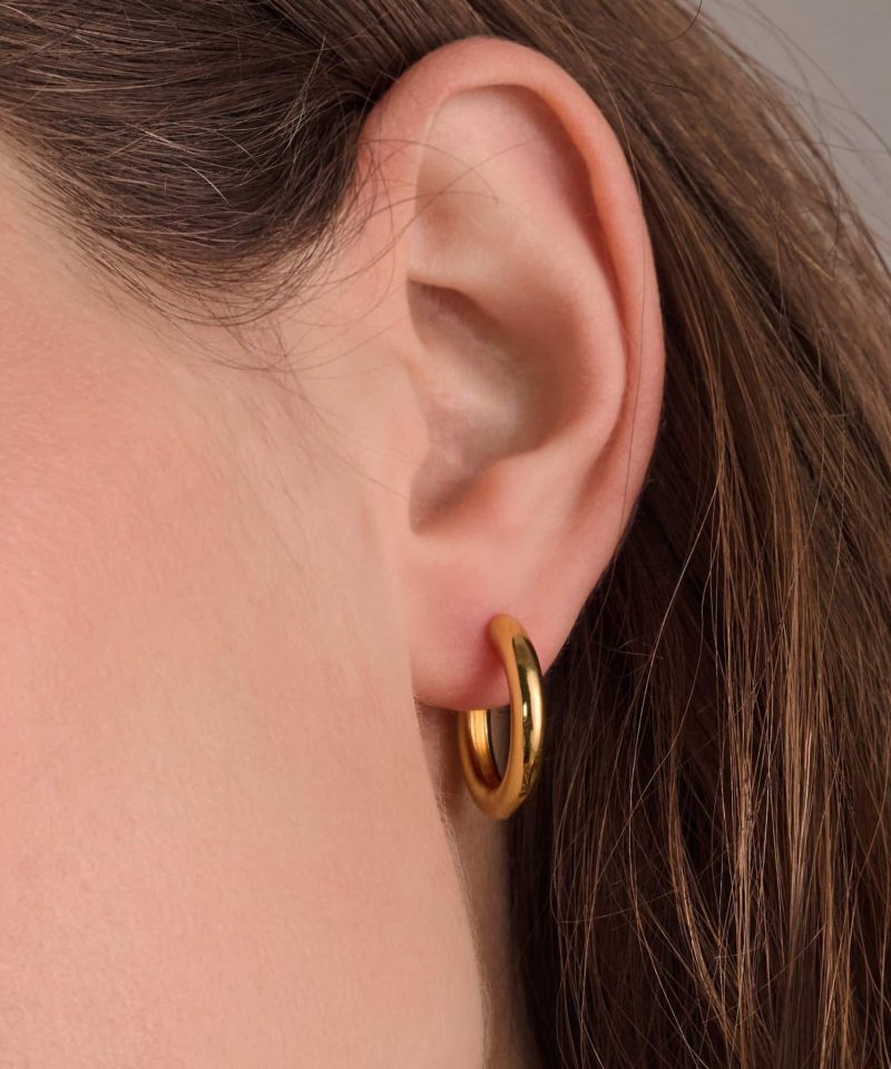 Alternative view of Carrara Pianura - Øreringer