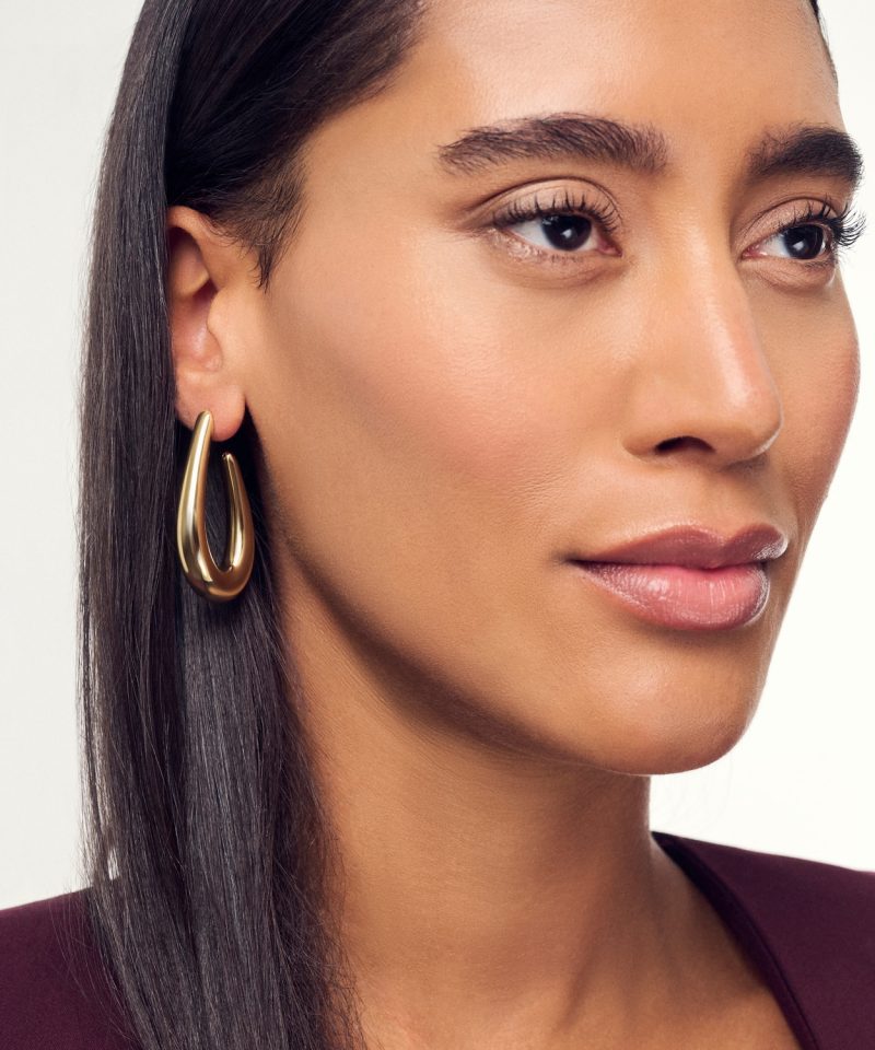 Alternative view of Goccia Grande - Øreringer i sølv