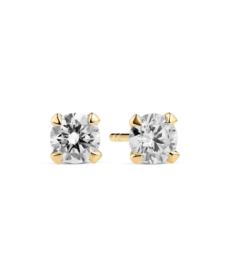 Sif Jakobs Jewellery Earrings Venice Solitaire - 14k yellow gold or white gold 0.22-3.0 ct TW G-H VS lab-grown diamonds