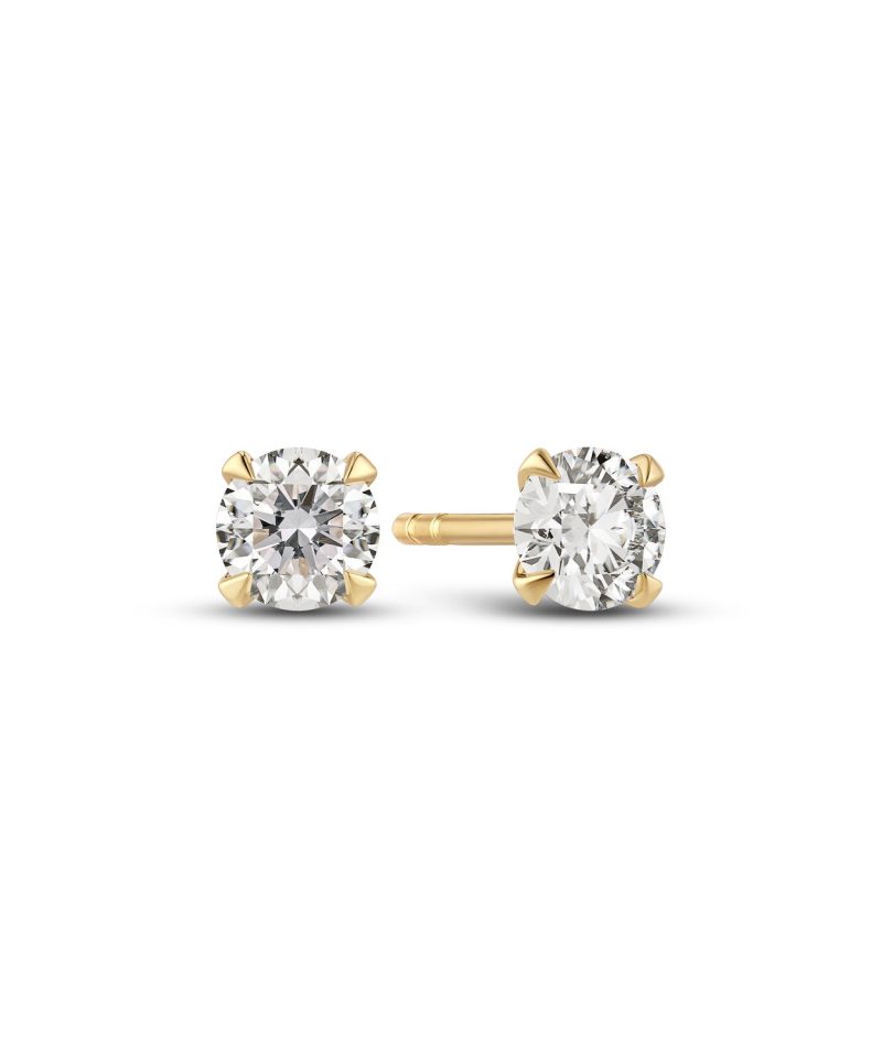 Sif Jakobs Jewellery Earrings Venice Solitaire - 14k yellow gold or white gold 0.22-3.00 ct TW G-H VS lab-grown diamonds