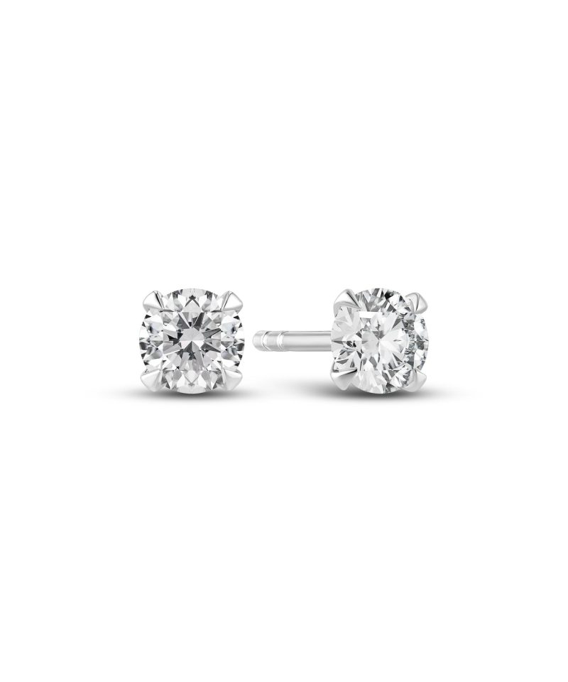 Sif Jakobs Jewellery Earrings Venice Solitaire - 14k yellow gold or white gold 0.22-3.00 ct TW G-H VS lab-grown diamonds