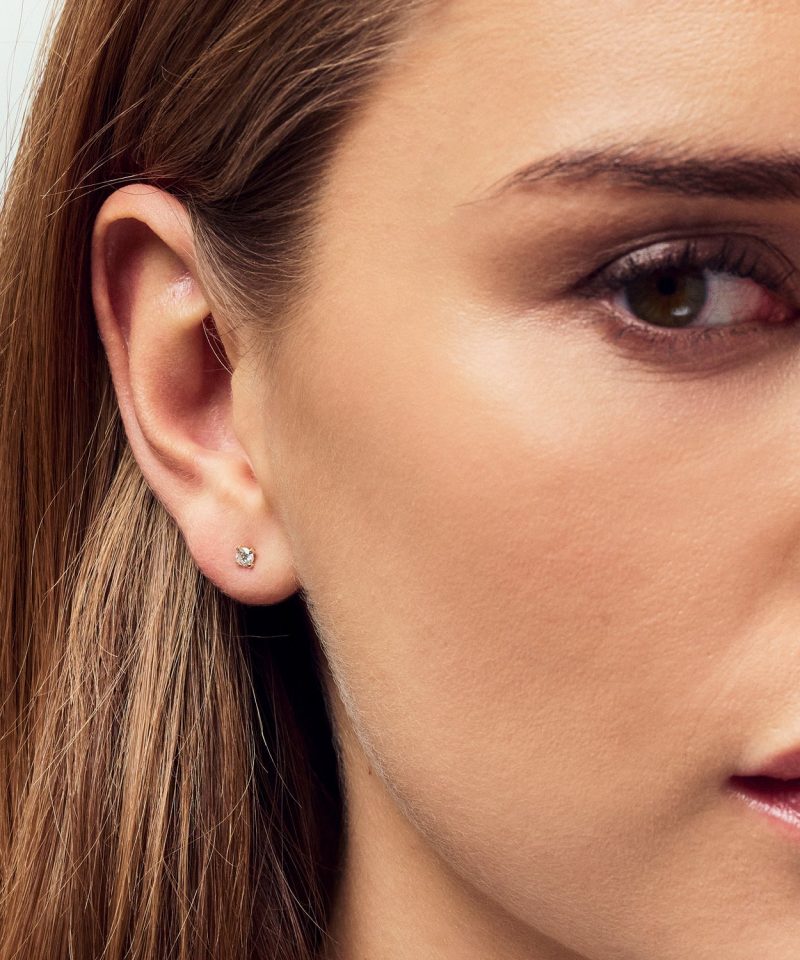Alternative view of Sif Jakobs Jewellery Earrings Venice Solitaire - 14k yellow gold or white gold 0.22-3.00 ct TW G-H VS lab-grown diamonds