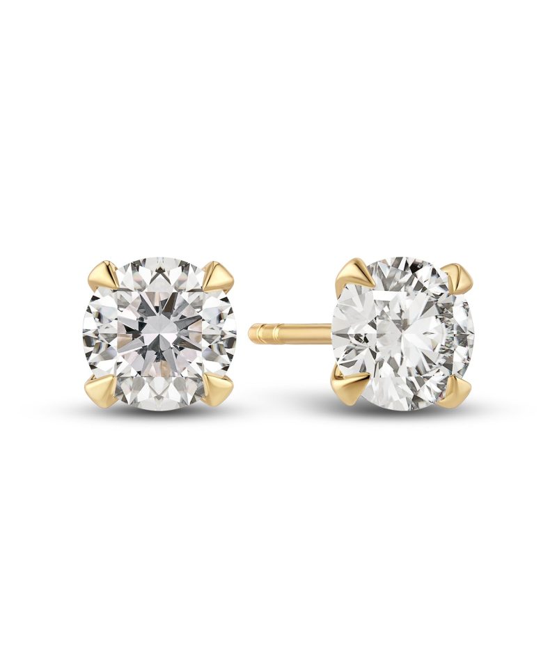 Sif Jakobs Jewellery Earrings Venice Solitaire - 14k yellow gold or white gold 0.22-3.00 ct TW G-H VS lab-grown diamonds