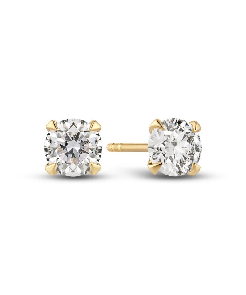 Sif Jakobs Jewellery Earrings Venice Solitaire - 14k yellow gold or white gold 0.22-3.00 ct TW G-H VS lab-grown diamonds