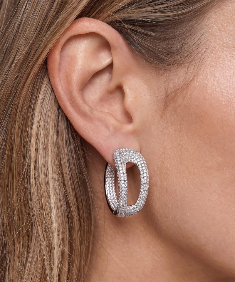 Alternative view of Sif Jakobs Jewellery Earrings Borsa Creolo