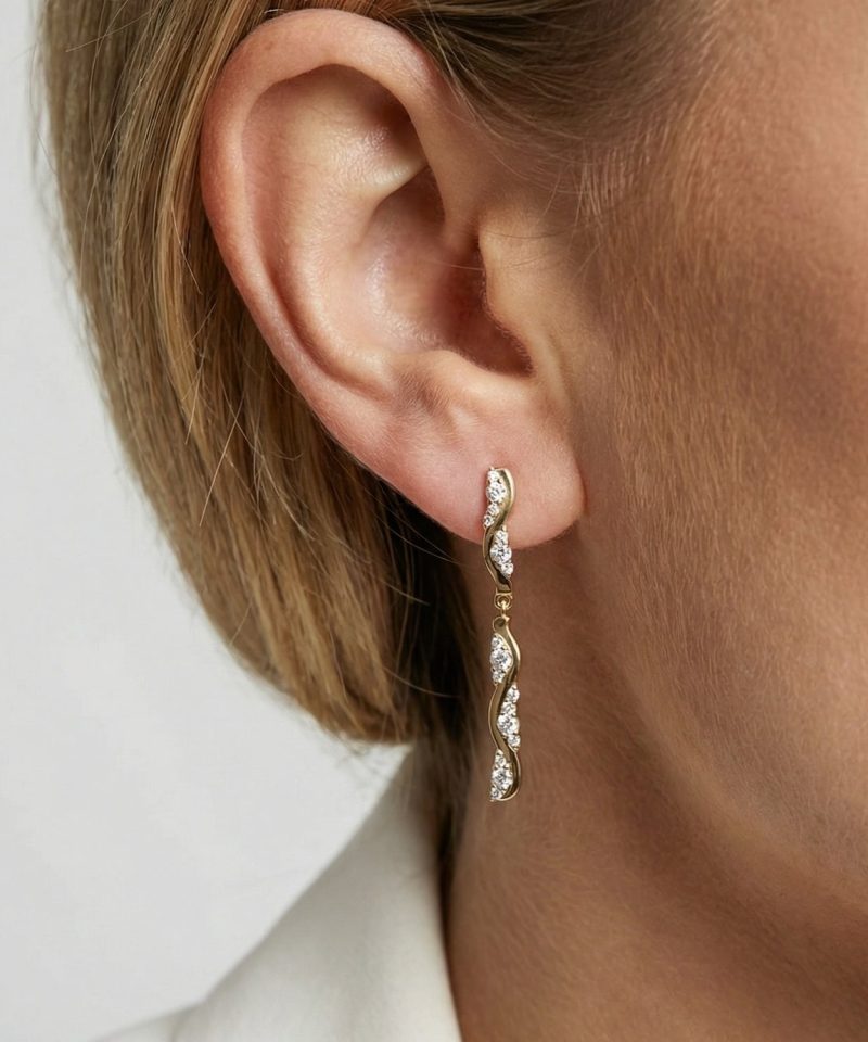 Alternative view of Sif Jakobs Jewellery Earrings Ellera Waves Altro Lungo