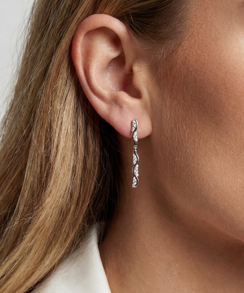 Alternative view of Sif Jakobs Jewellery Earrings Ellera Waves Altro Lungo