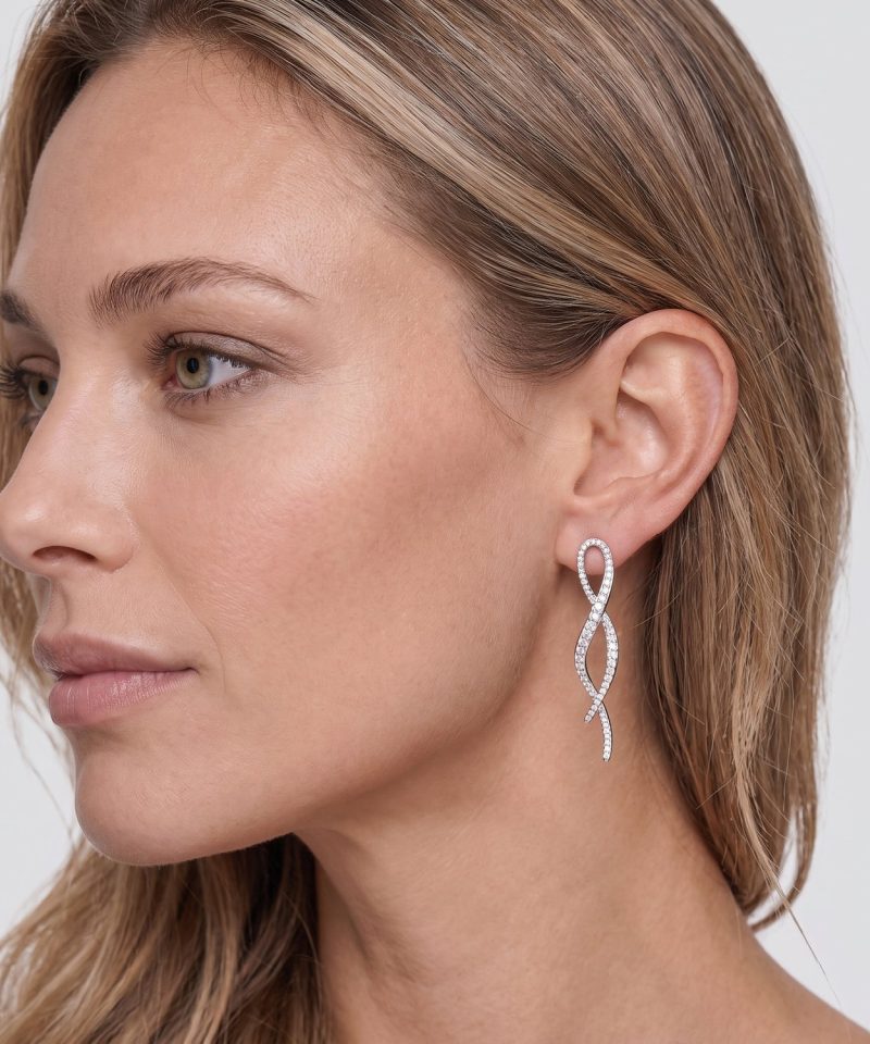 Alternative view of Sif Jakobs Jewellery Earrings Infinito Lungo