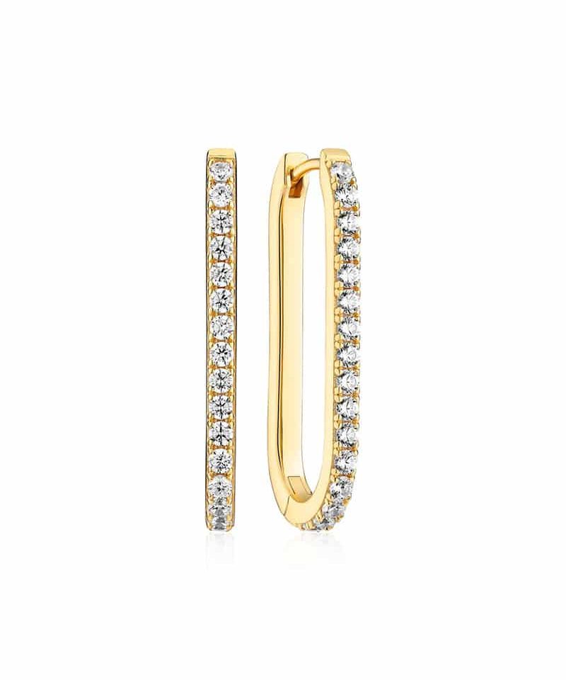 Alternative view of Sif Jakobs Earrings Capizzi with white zirconia