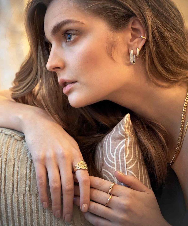 Alternative view of Capri Piccolo Pianura - Ørepynt