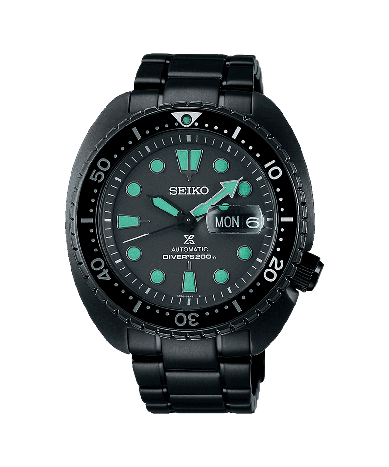 Seiko Prospex Black Series ‘Night Vision’ Turtle Diver - SRPK43K1