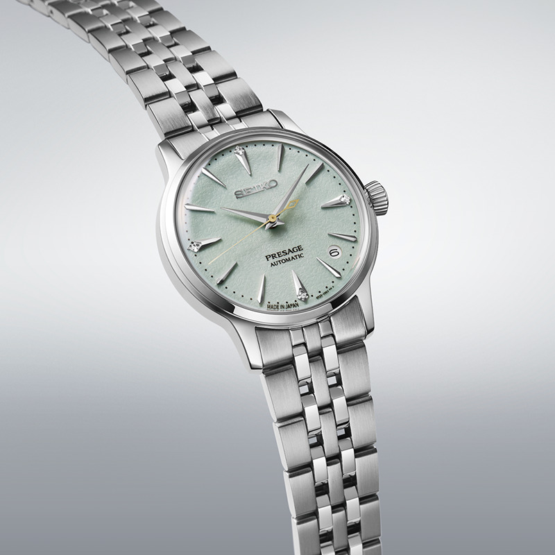 Alternative view of Seiko Presage Coctail Time ‘Frozen Mojito’ 34mm - SRPL63J1
