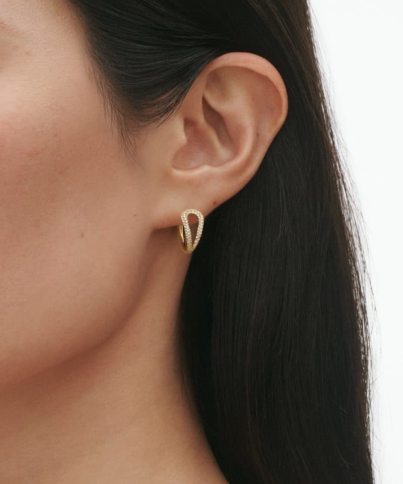 Alternative view of Mercy Swirl Ørepynt 0.41ct.