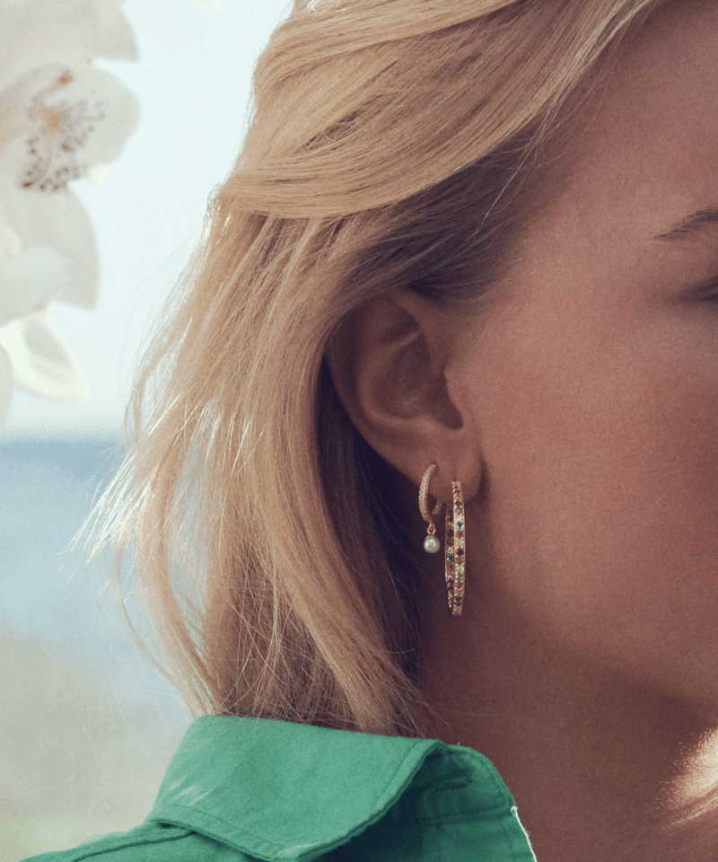 Alternative view of Bovalino - Øreringer 18K forgylt