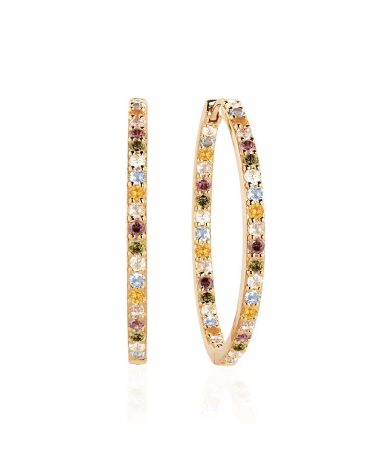 Bovalino - Øreringer 18K forgylt