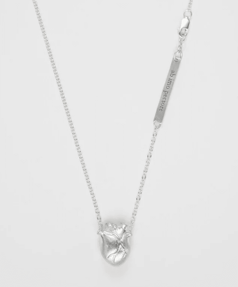 Medium Anatomic Heart, halssmykke 925s