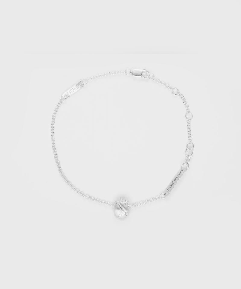 Small Anatomic Heart, armbånd 925s, adj 19/20/21cm