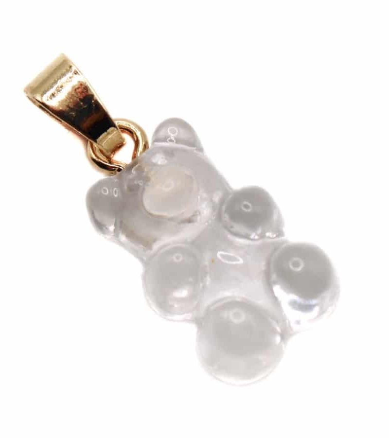 Alternative view of Teddy Bear crystal pendant