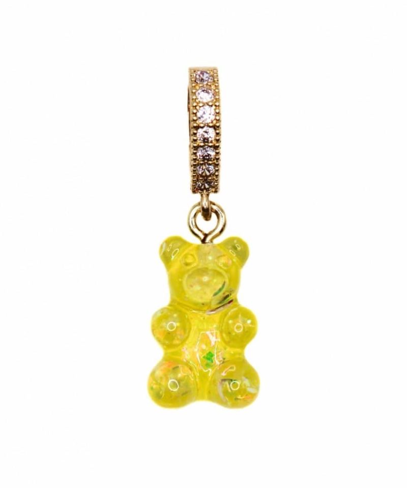 Teddy Bear Lux Yellow Pendant