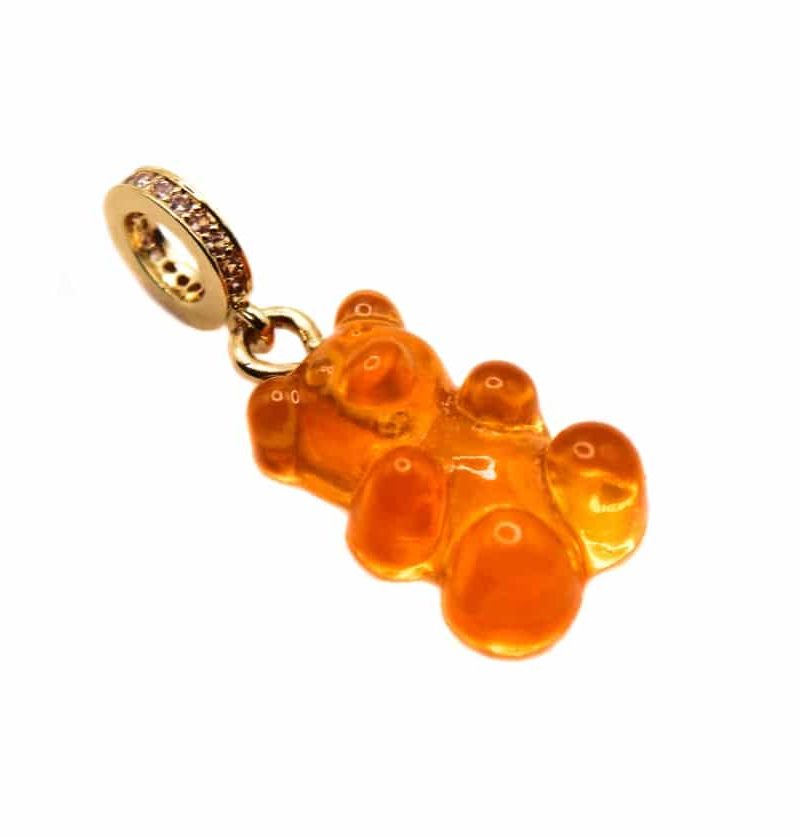 Alternative view of Teddy Bear Lux champagne pendant