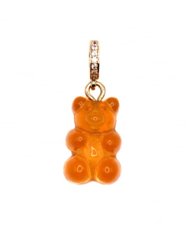 Teddy Bear Lux champagne pendant