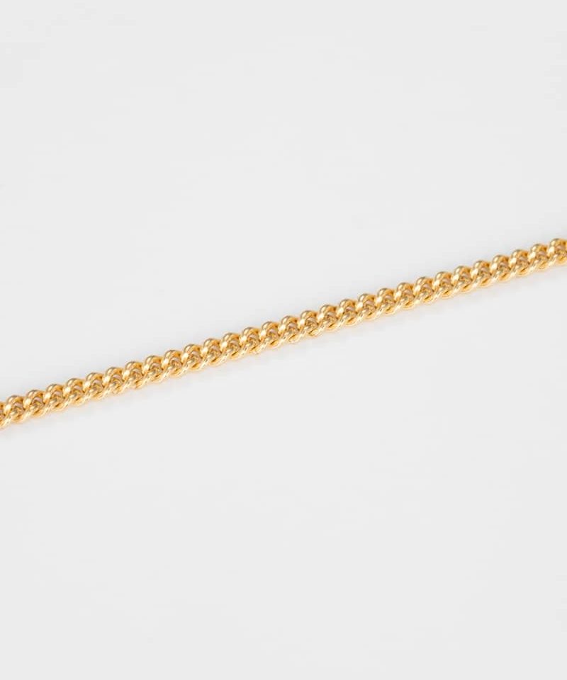 Panser halskjede 925s 18kgp 45/50/55cm