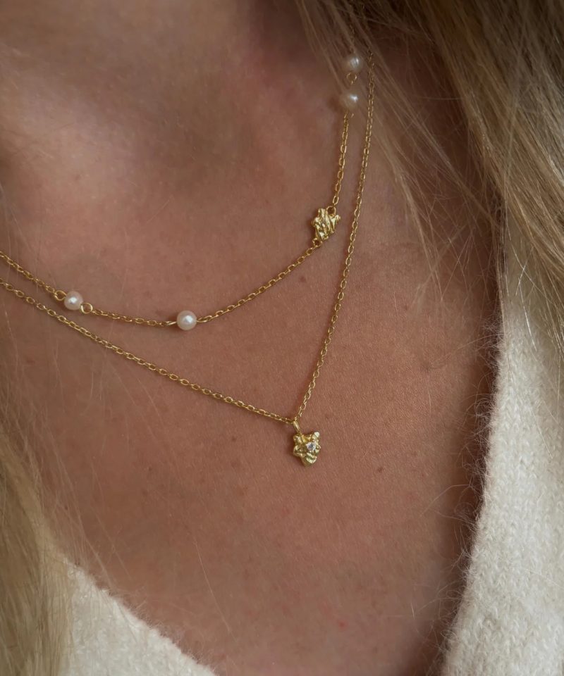 Alternative view of Ember Necklace - Gold Plated