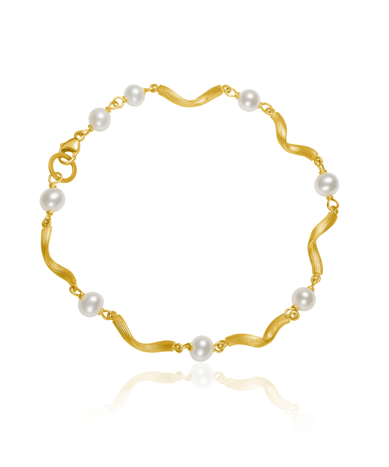 Vega Pearl Armbånd gull - 3