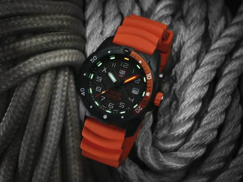 Alternative view of Bear Grylls Survival 42mm - Sort / Orange