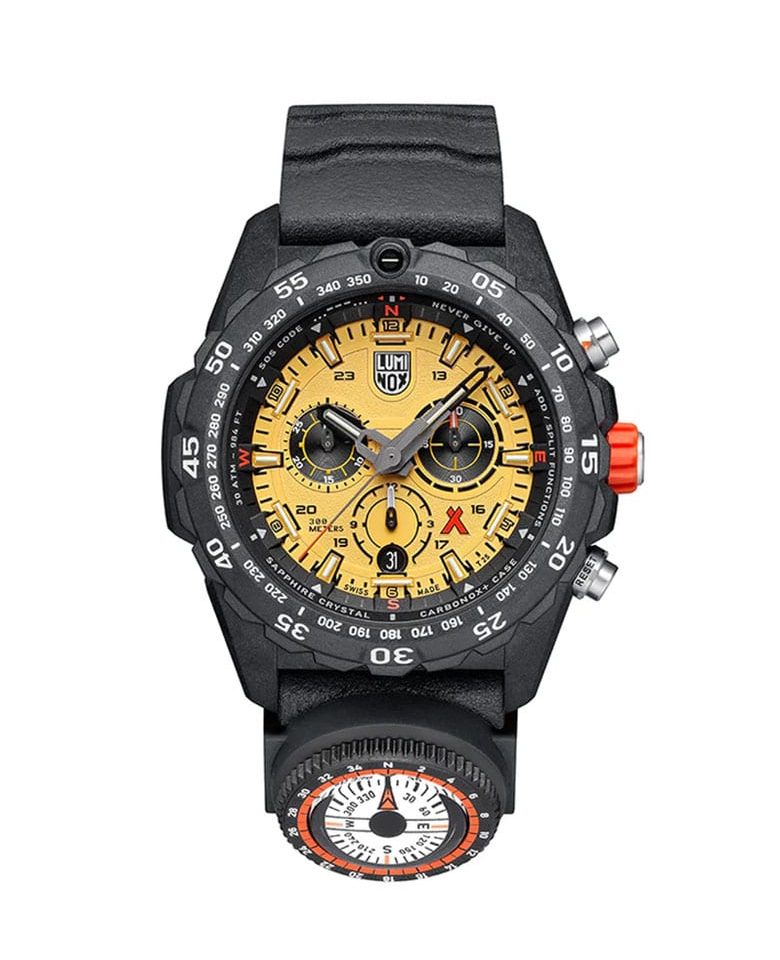 Bear Grylls Survival Chrono 45mm - Gul / Sort