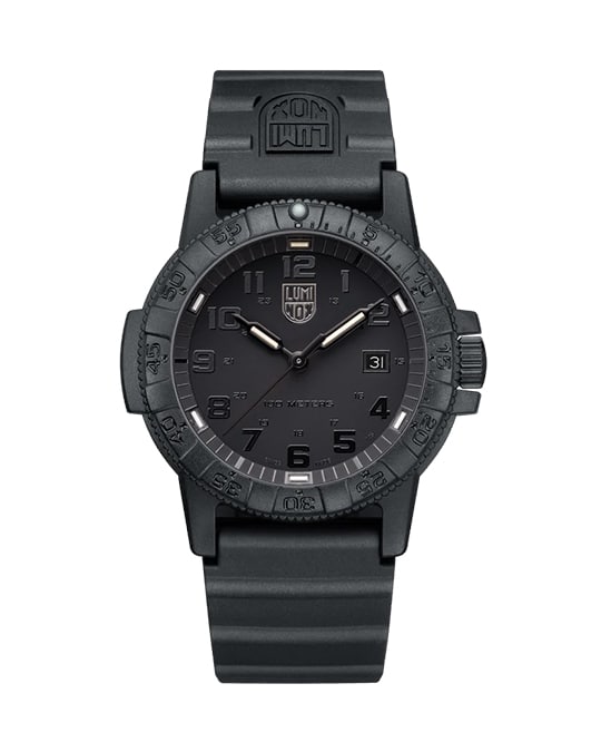 Leatherback Sea Turtle 44mm - Sort / Sort