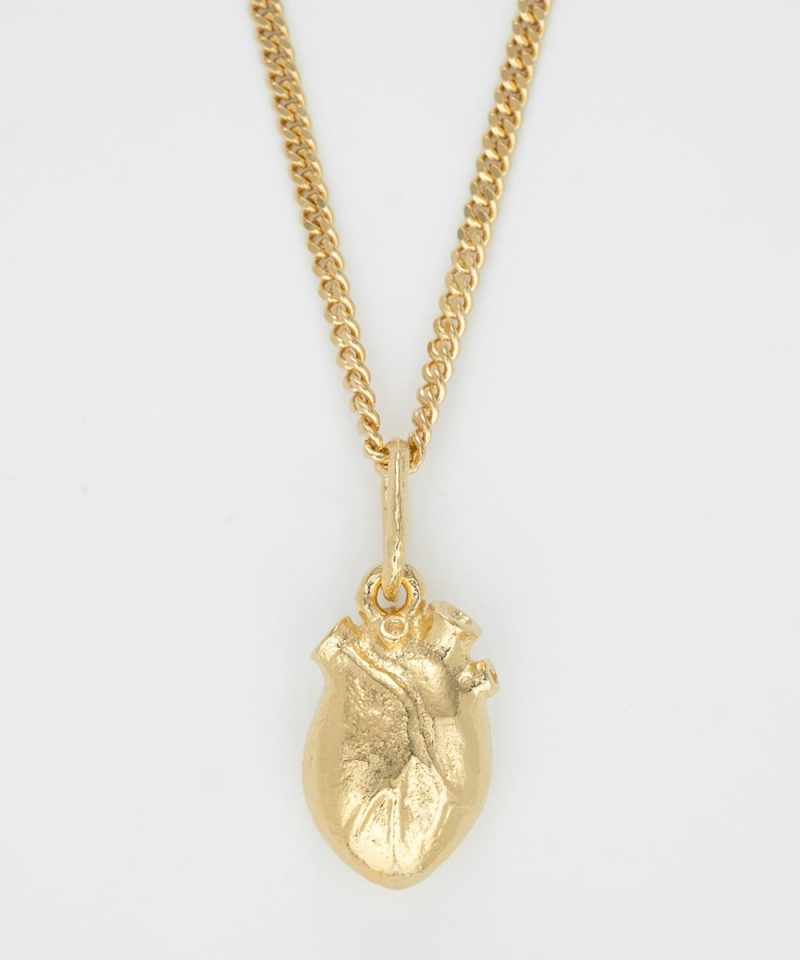 Iconic Heart Medium, halssmykke 925s 18kgp