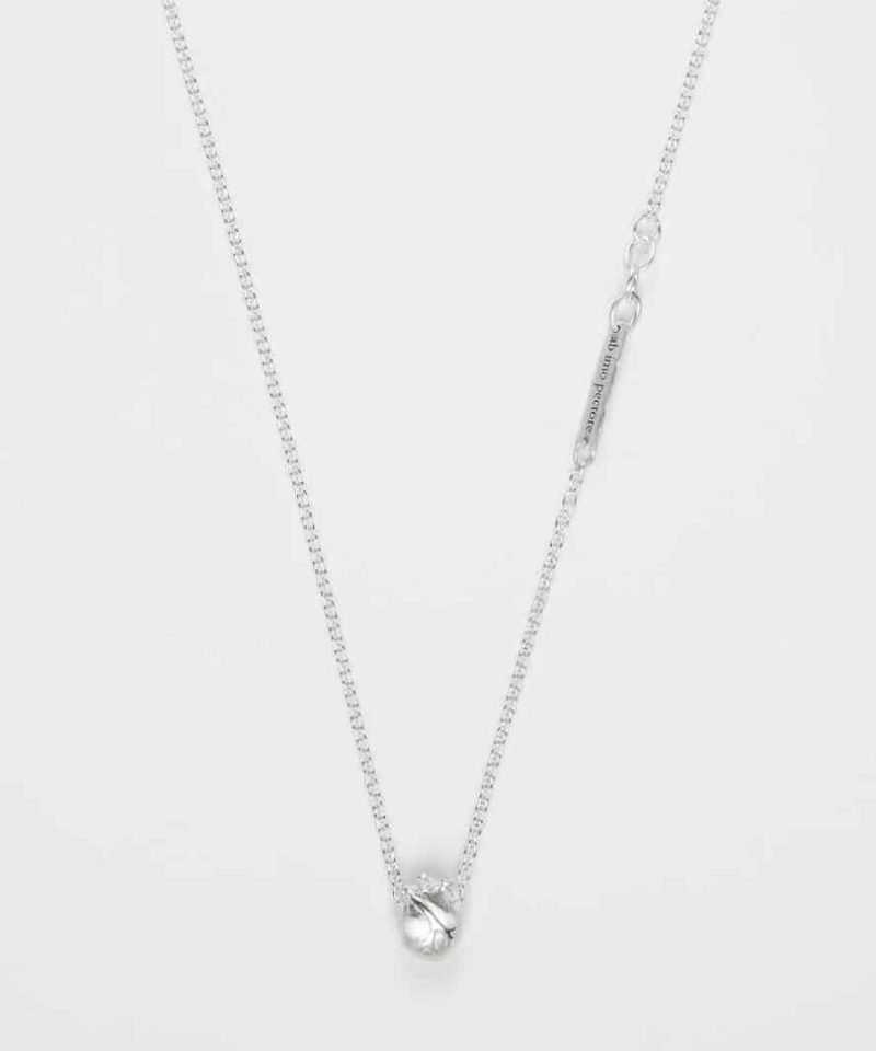 Small Anatomic Heart, halssmykke 925s, adj 45/50/55 cm