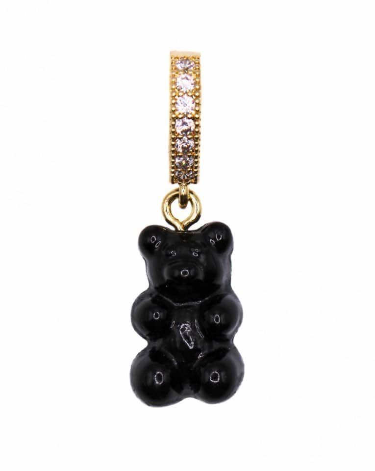 Teddy Bear Lux black pendant