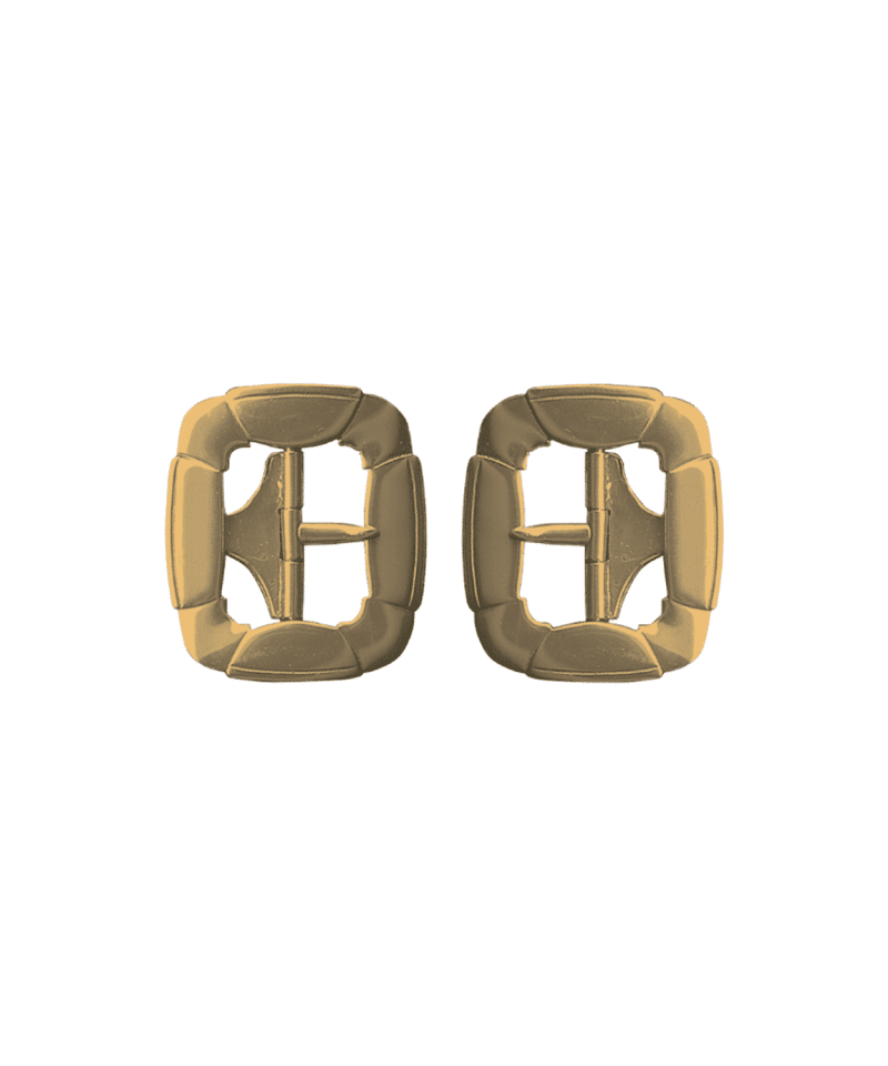 033811 - Spenne-Kne/Vest med stick Messing