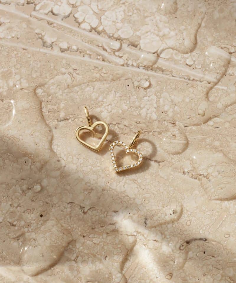 Alternative view of Symbols Open Heart Pendant