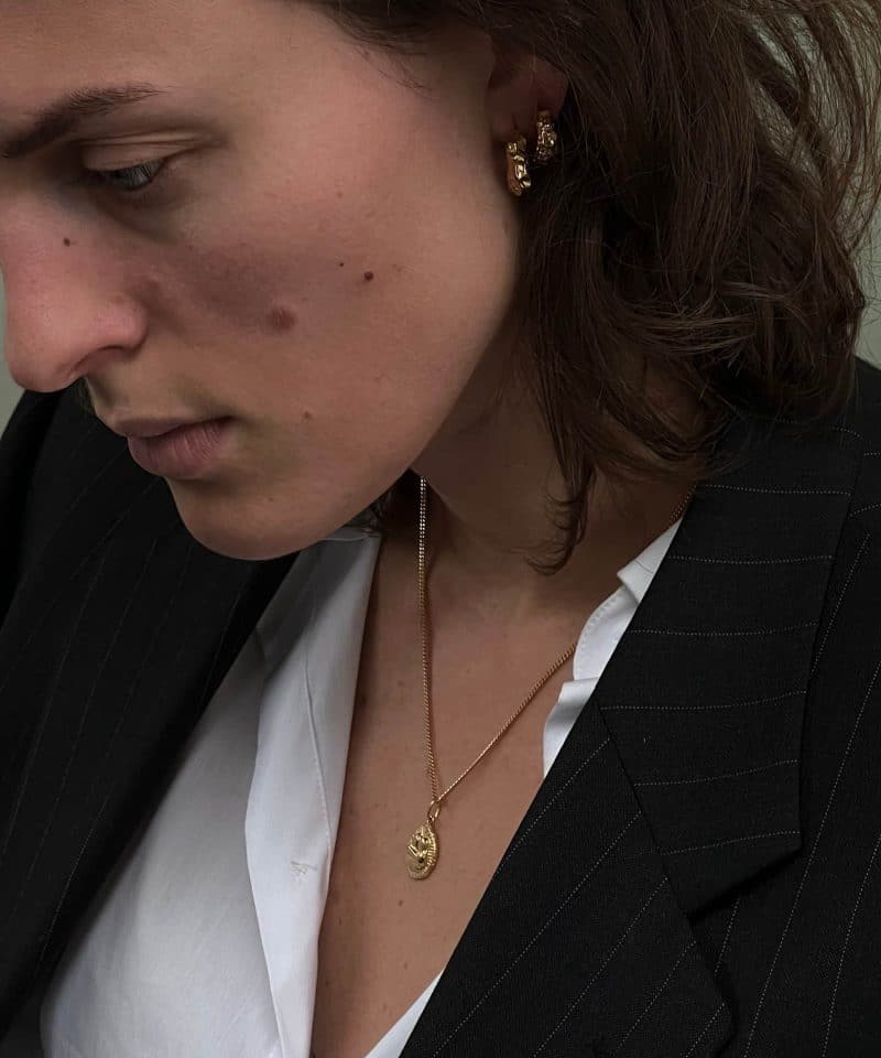 Alternative view of Memoria Hoops 925s 18KGP