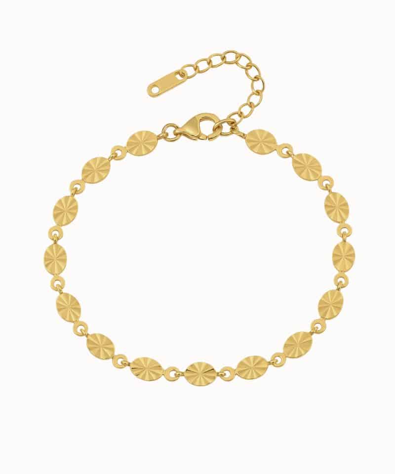 Soleil Bracelet Gold Plated Steel