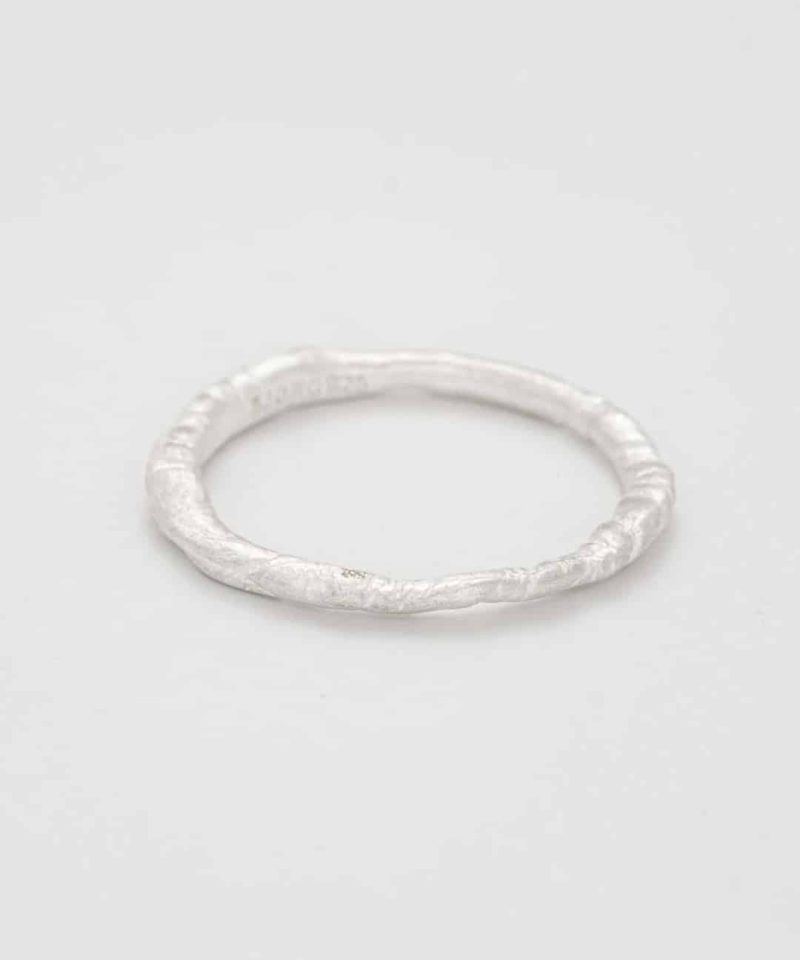 Alternative view of SUN plain organic ring 925s str 52